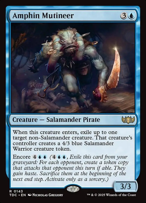 Amphin Mutineer (143) [Tarkir: Dragonstorm Commander]