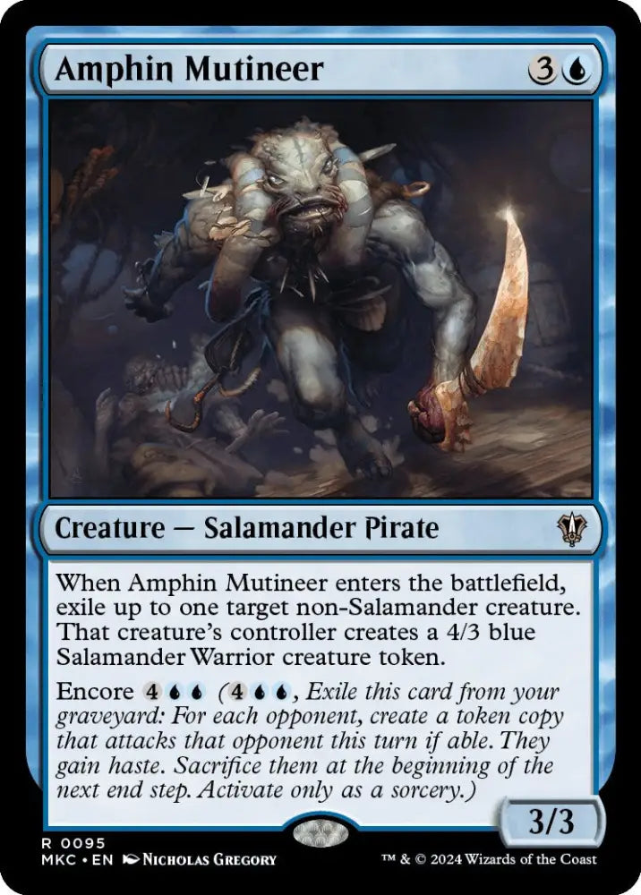 Amphin Mutineer [Murders at Karlov Manor Commander] - MTG Single