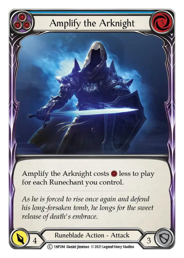 Amplify the Arknight (Blue) [1HP284] (History Pack 1) - Flesh And Blood Single