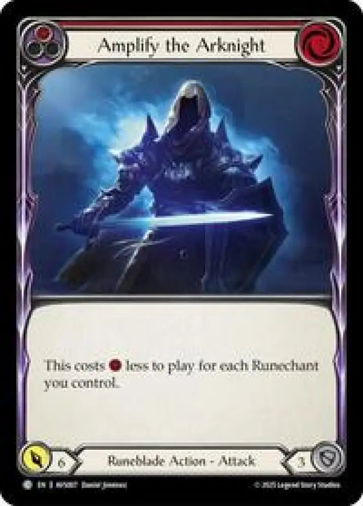 Amplify the Arknight (Red) (AVS007) [Armory Deck: Legends Viserai]