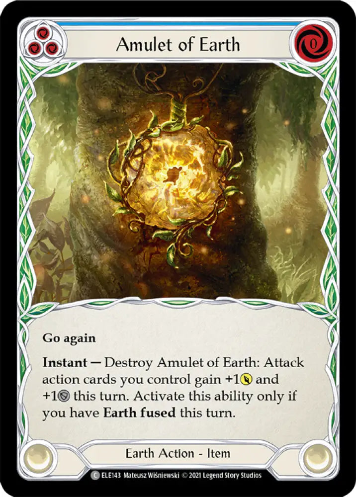 Amulet of Earth [Tales of Aria 1st Edition] 1st Edition Normal - Flesh And Blood Single