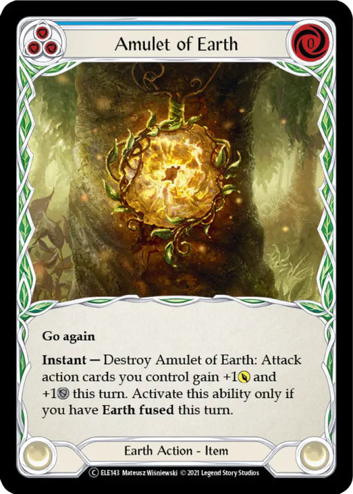 Amulet of Earth [Tales of Aria Unlimited] Unlimited Rainbow Foil - Flesh And Blood Single