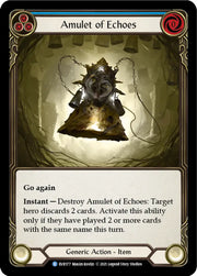 Amulet of Echoes [Everfest] 1st Edition Cold Foil - Flesh And Blood Single