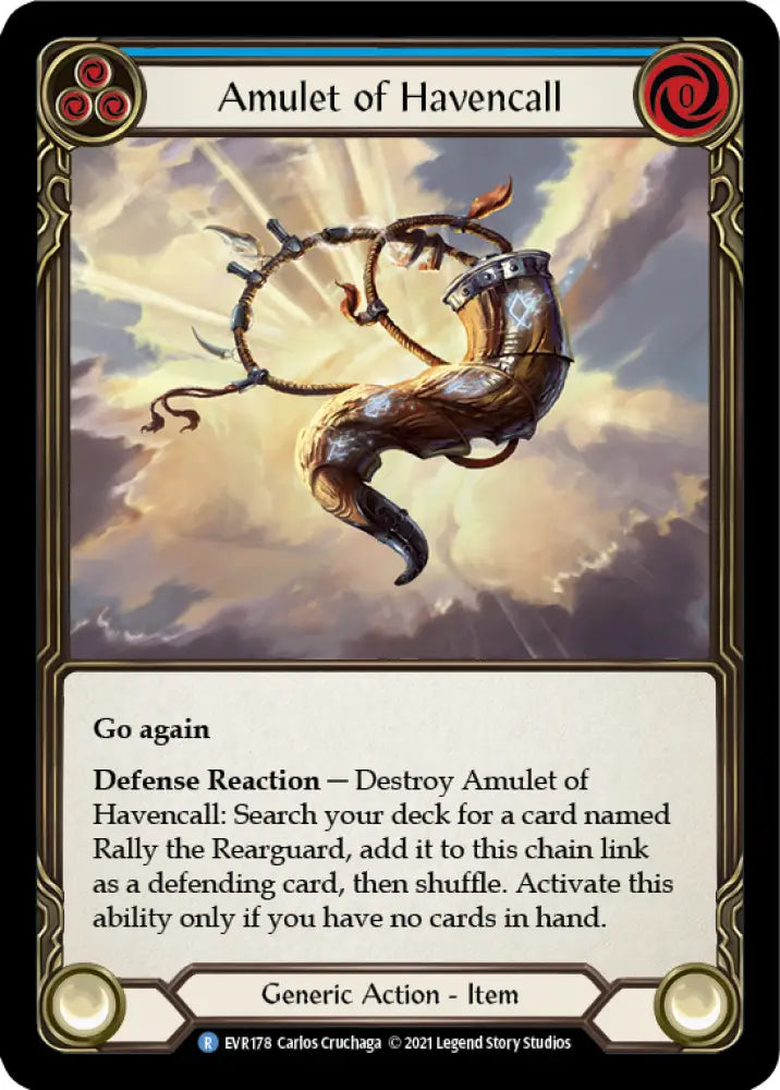 Amulet of Havencall [Everfest] 1st Edition Cold Foil - Flesh And Blood Single