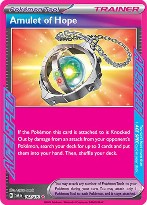 Amulet of Hope (162/191) [Scarlet & Violet: Surging Sparks] - Pokemon Single