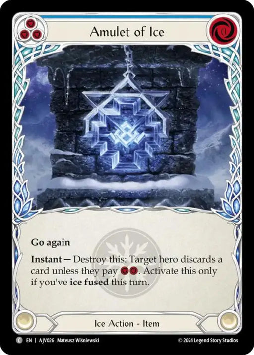 Amulet of Ice [AJV026] (Armory Deck: Jarl Vetreidi) - Flesh And Blood Single