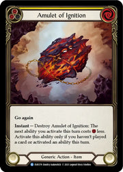 Amulet of Ignition [Everfest] 1st Edition Normal - Flesh And Blood Single
