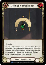 Amulet of Intervention [Everfest] 1st Edition Cold Foil - Flesh And Blood Single