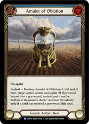 Amulet of Oblation [Everfest] 1st Edition Normal - Flesh And Blood Single