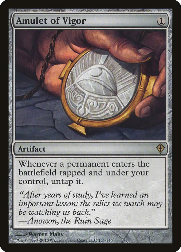 Amulet of Vigor [Worldwake] - MTG Single