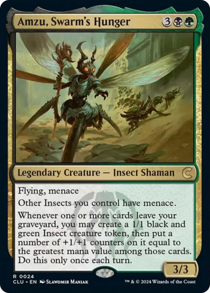 Amzu Swarm’s Hunger [Ravnica: Clue Edition] - MTG Single