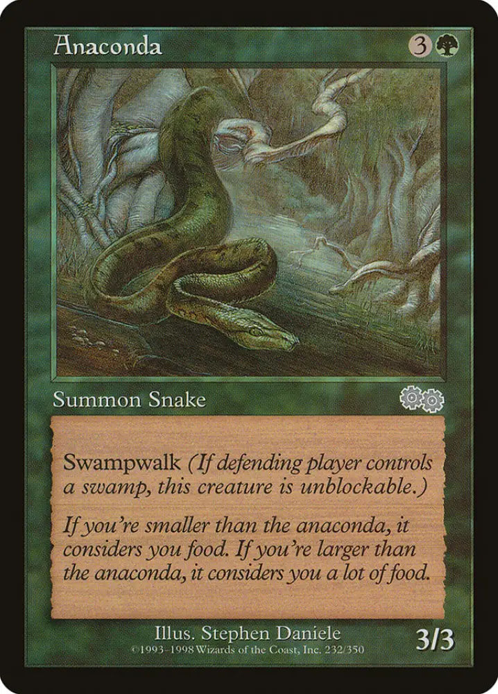Anaconda [Urza’s Saga] - MTG Single