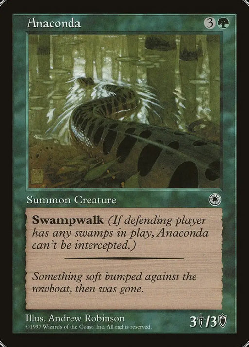 Anaconda (With Flavor Text) [Portal] - MTG Single
