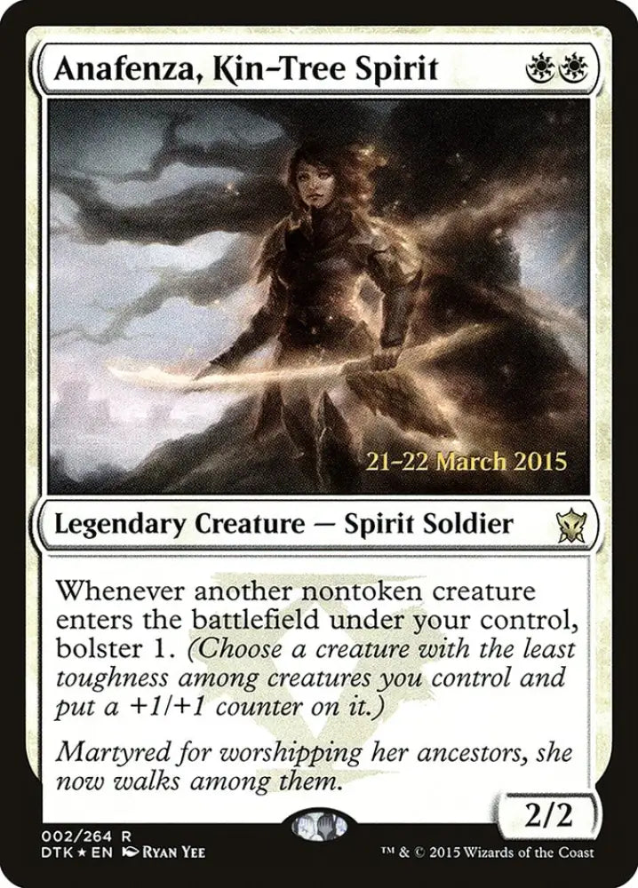 Anafenza Kin-Tree Spirit [Dragons of Tarkir Prerelease Promos] - MTG Single