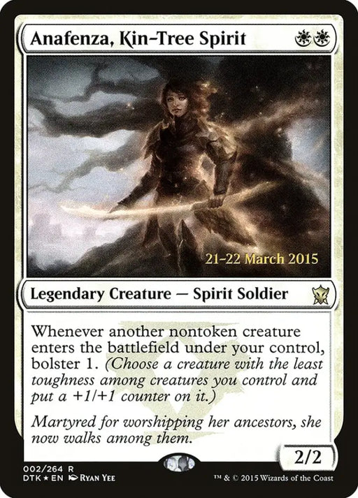 Anafenza Kin-Tree Spirit [Dragons of Tarkir Prerelease Promos] - MTG Single