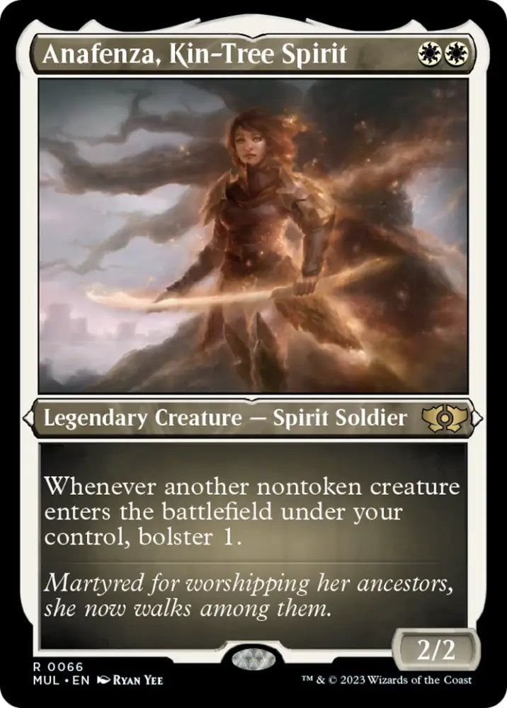 Anafenza Kin-Tree Spirit (Foil Etched) [Multiverse Legends] - MTG Single