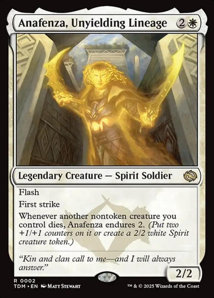 Anafenza, Unyielding Lineage (2) [Tarkir: Dragonstorm]