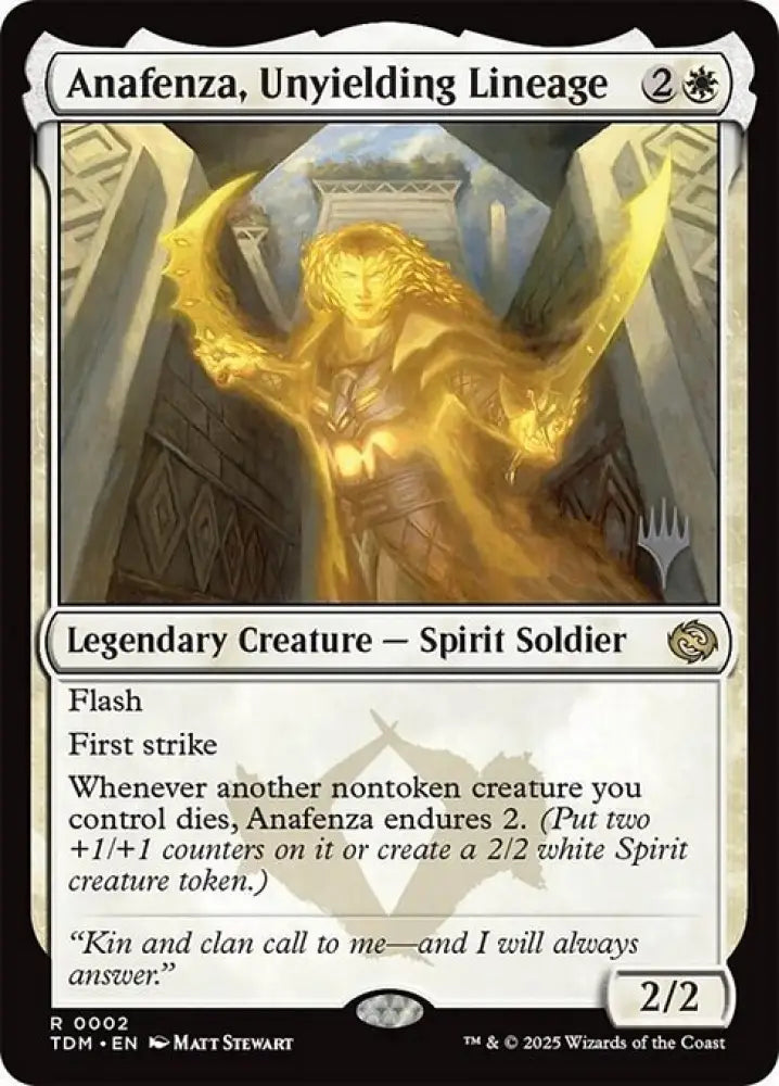 Anafenza, Unyielding Lineage (2p) [Tarkir: Dragonstorm Promos]