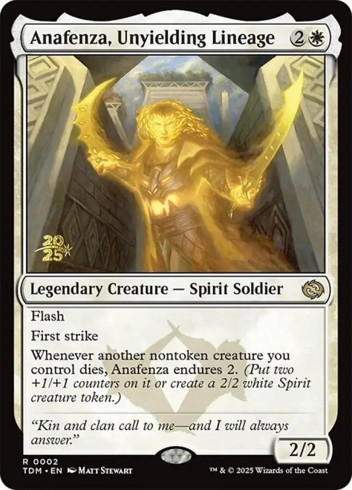 Anafenza, Unyielding Lineage (2s) [Tarkir: Dragonstorm Promos]