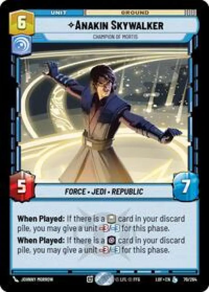 Anakin Skywalker - Champion of Mortis (070/264) [Legends of the Force]