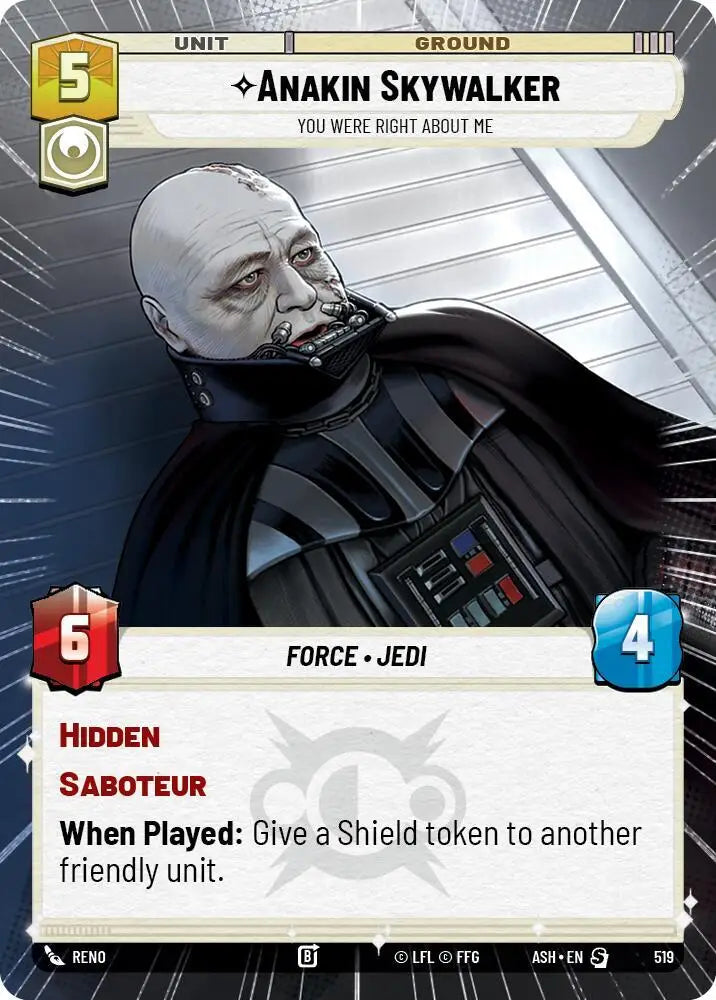 Anakin Skywalker - You Were Right About Me (Hyperspace) (519) [Ashes of the Empire]
