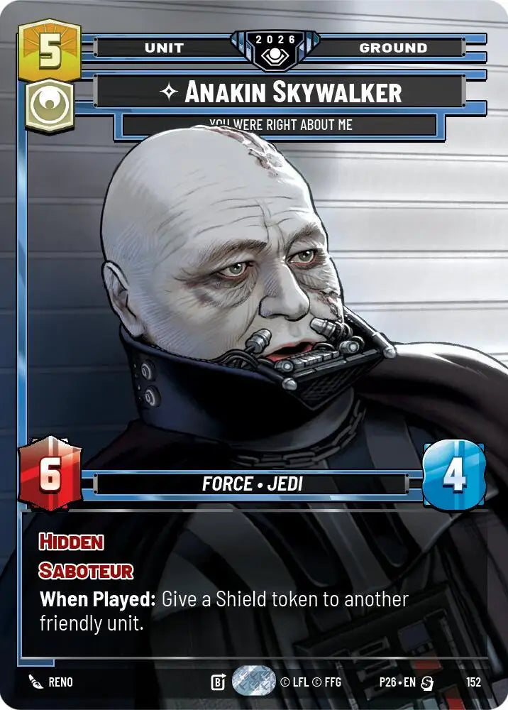 Anakin Skywalker - You Were Right About Me (Prize Wall) (152) [Galactic Championship 2026]