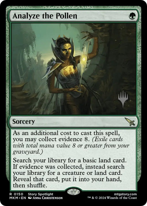 Analyze the Pollen (Promo Pack) [Murders at Karlov Manor Promos] - MTG Single