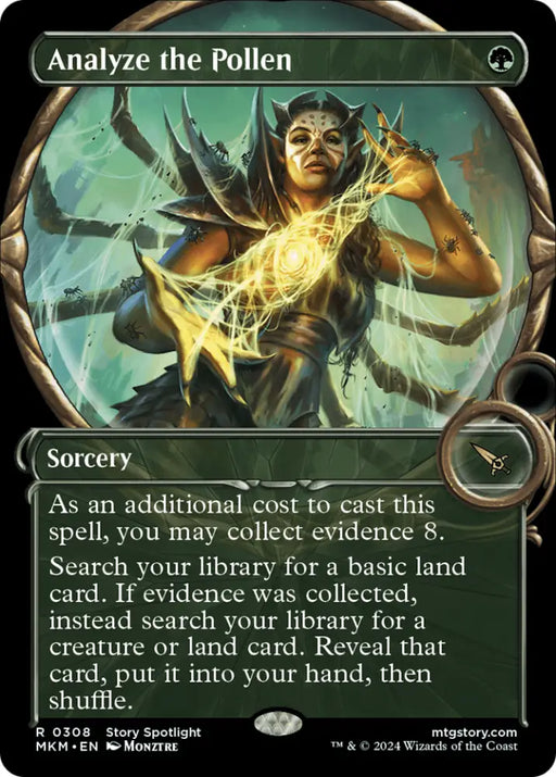 Analyze the Pollen (Showcase) [Murders at Karlov Manor] - MTG Single