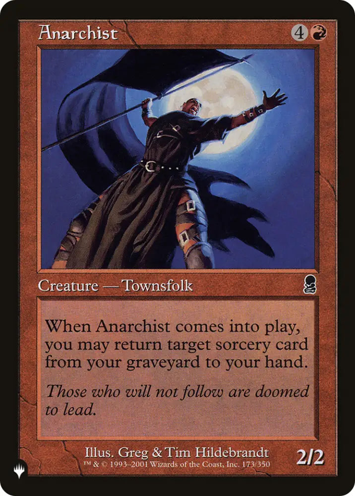 Anarchist [The List] - MTG Single