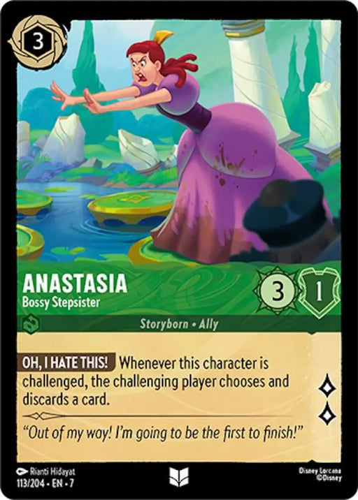 Anastasia - Bossy Stepsister (113/204) [Archazia’s Island] - Lorcana Single