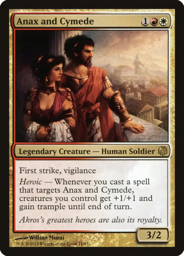 Anax and Cymede [Duel Decks: Heroes vs. Monsters] - MTG Single
