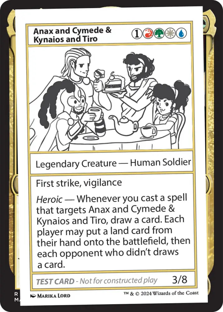 Anax and Cymede & Kynaios and Tiro [Mystery Booster 2 Playtest Cards] - MTG Single