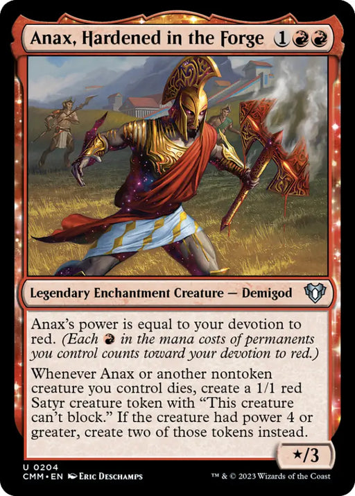 Anax Hardened in the Forge [Commander Masters] - MTG Single
