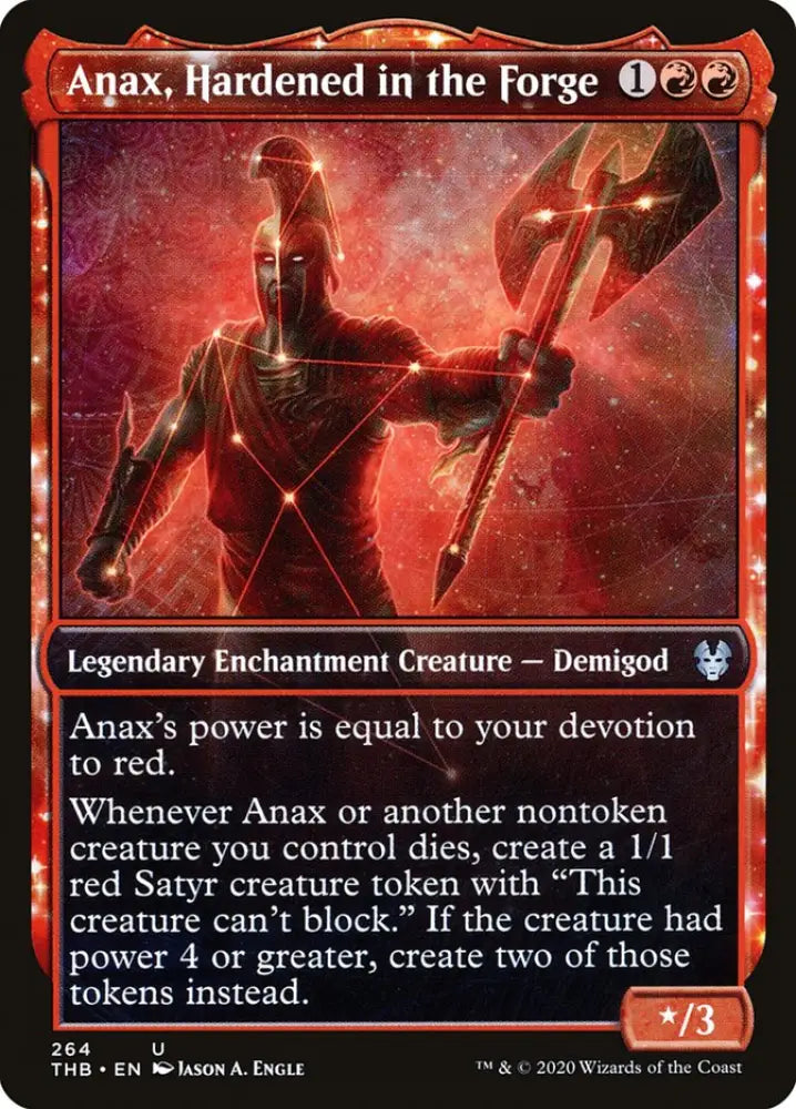 Anax Hardened in the Forge (Showcase) [Theros Beyond Death] - MTG Single