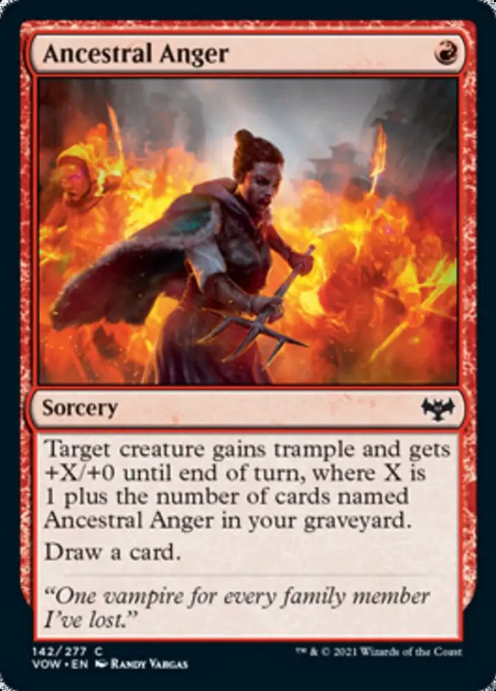 Ancestral Anger [Innistrad: Crimson Vow] - MTG Single