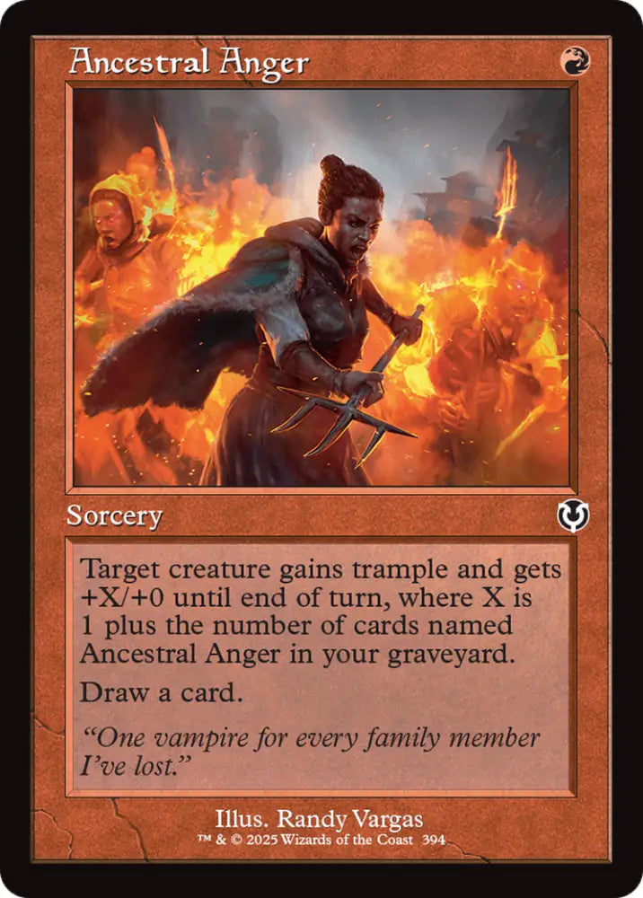 Ancestral Anger (Retro Frame) [Innistrad Remastered] - MTG Single