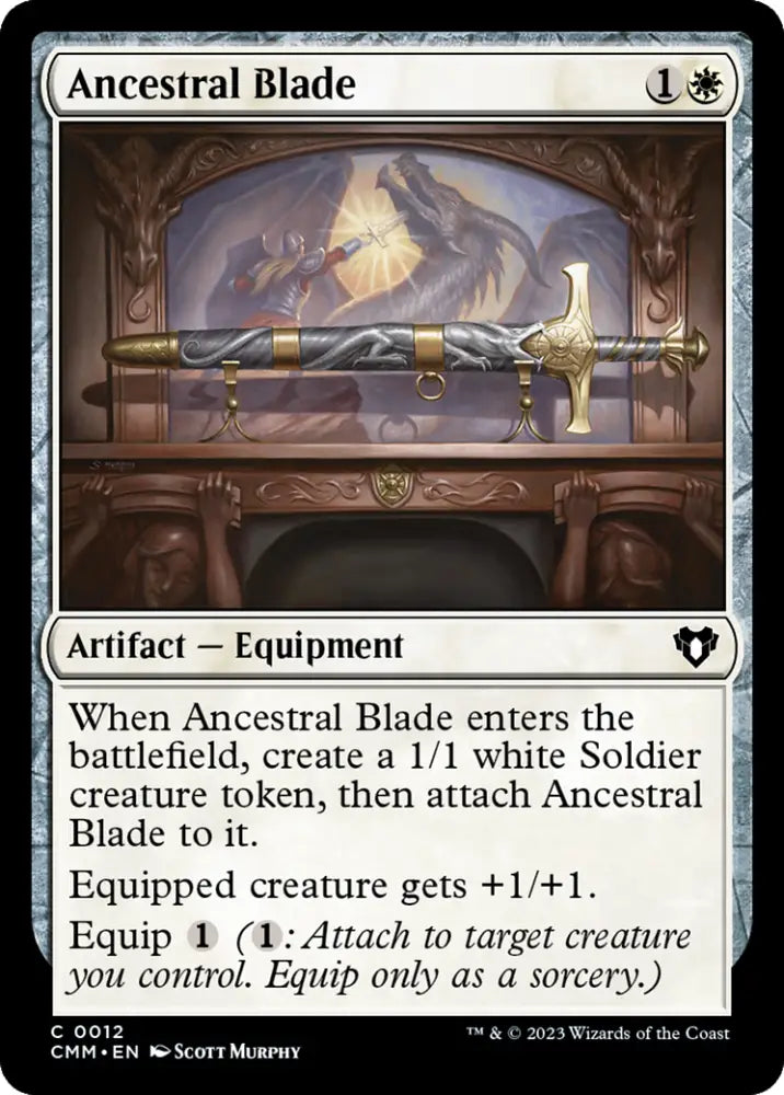 Ancestral Blade [Commander Masters] - MTG Single