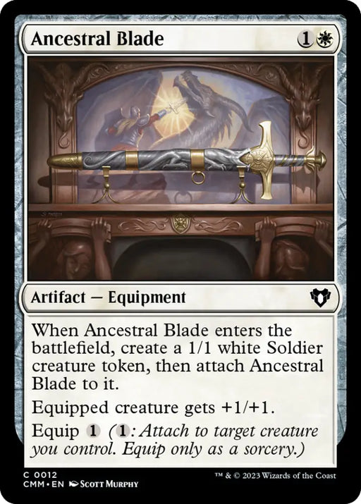 Ancestral Blade [Commander Masters] - MTG Single