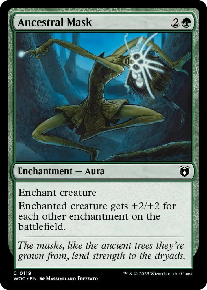 Ancestral Mask [Wilds of Eldraine Commander] - MTG Single