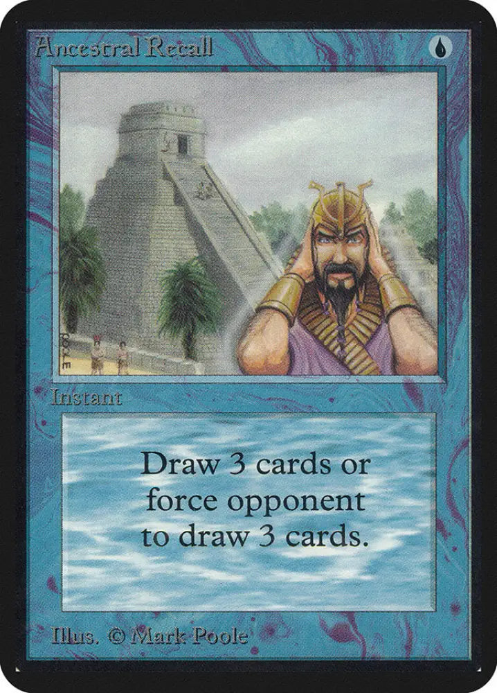 Ancestral Recall [Alpha Edition] - MTG Single