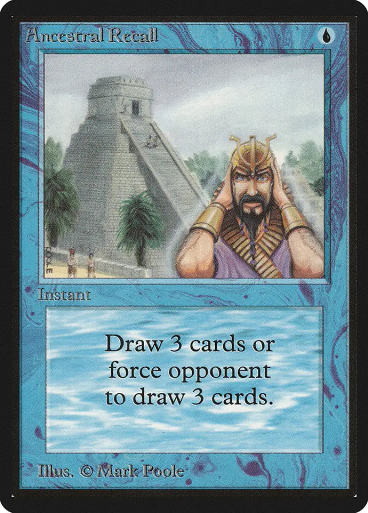 Ancestral Recall [Beta Edition] - MTG Single