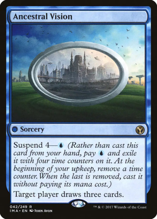 Ancestral Vision [Iconic Masters] - MTG Single