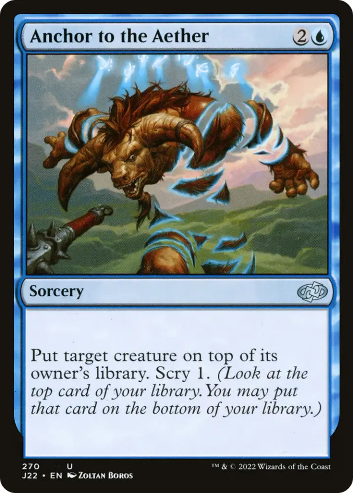 Anchor to the Aether [Jumpstart 2022] - MTG Single