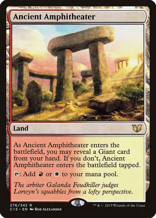 Ancient Amphitheater [Commander 2015] - MTG Single
