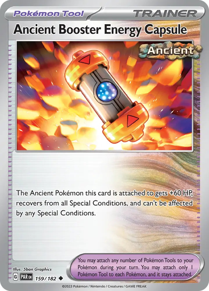 Ancient Booster Energy Capsule (159/182) [Scarlet & Violet: Paradox Rift] - Pokemon Single