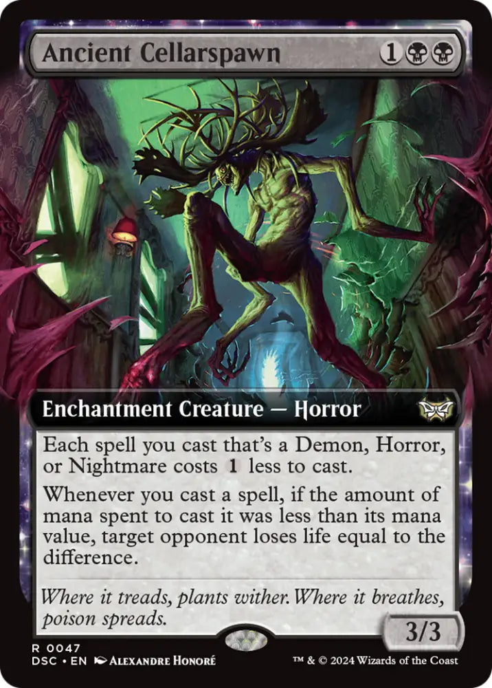 Ancient Cellarspawn (Extended Art) [Duskmourn: House of Horror Commander] - MTG Single