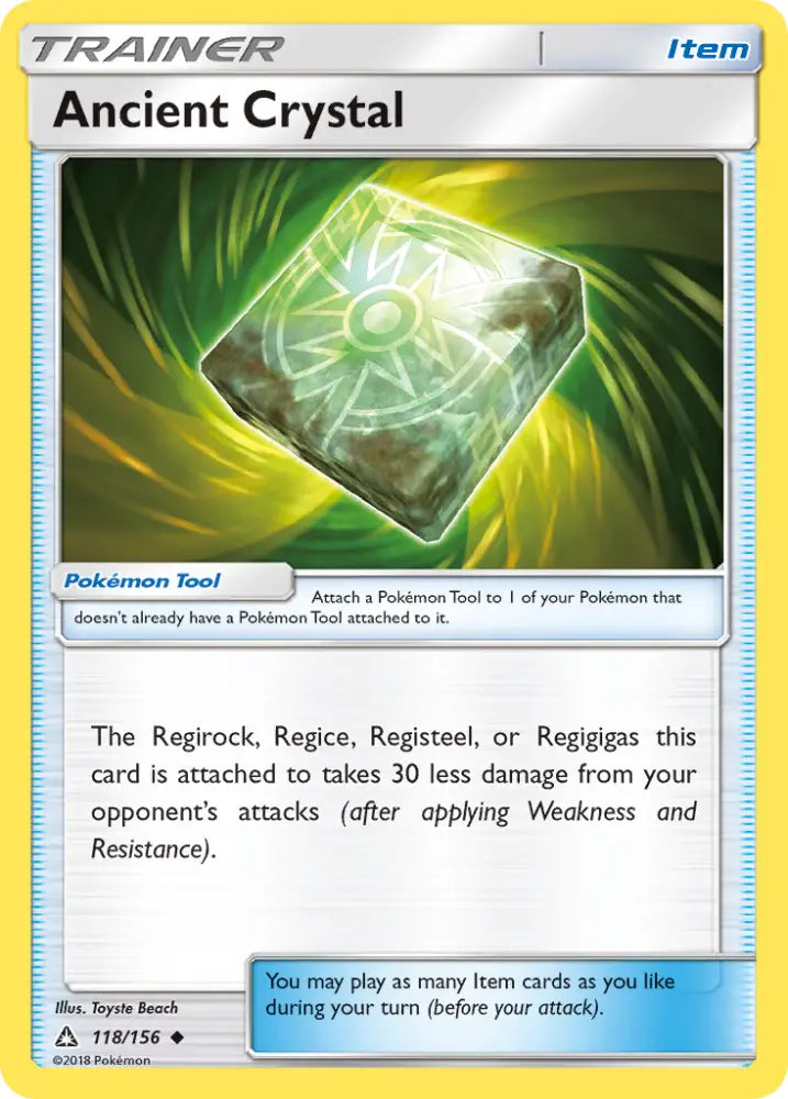 Ancient Crystal (118/156) [Sun & Moon: Ultra Prism] - Pokemon Single