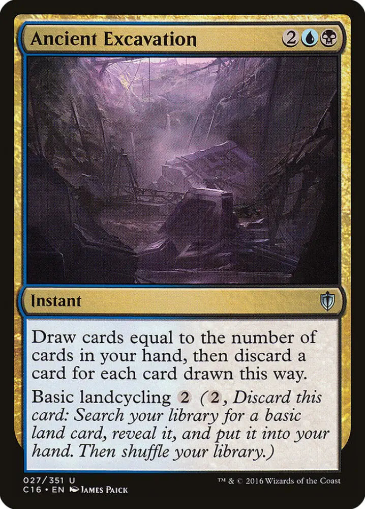 Ancient Excavation [Commander 2016] - MTG Single