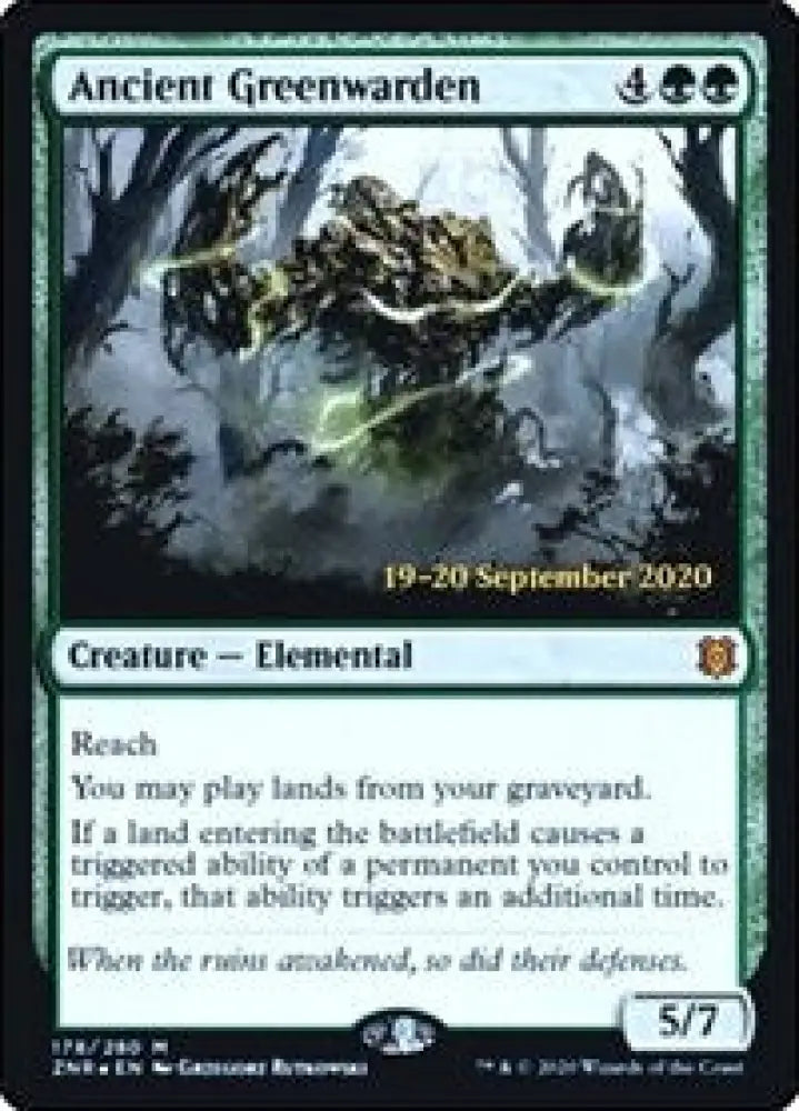 Ancient Greenwarden (178) [Prerelease Cards]