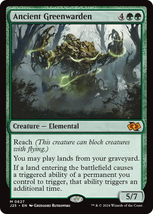 Ancient Greenwarden [Foundations Jumpstart] - MTG Single